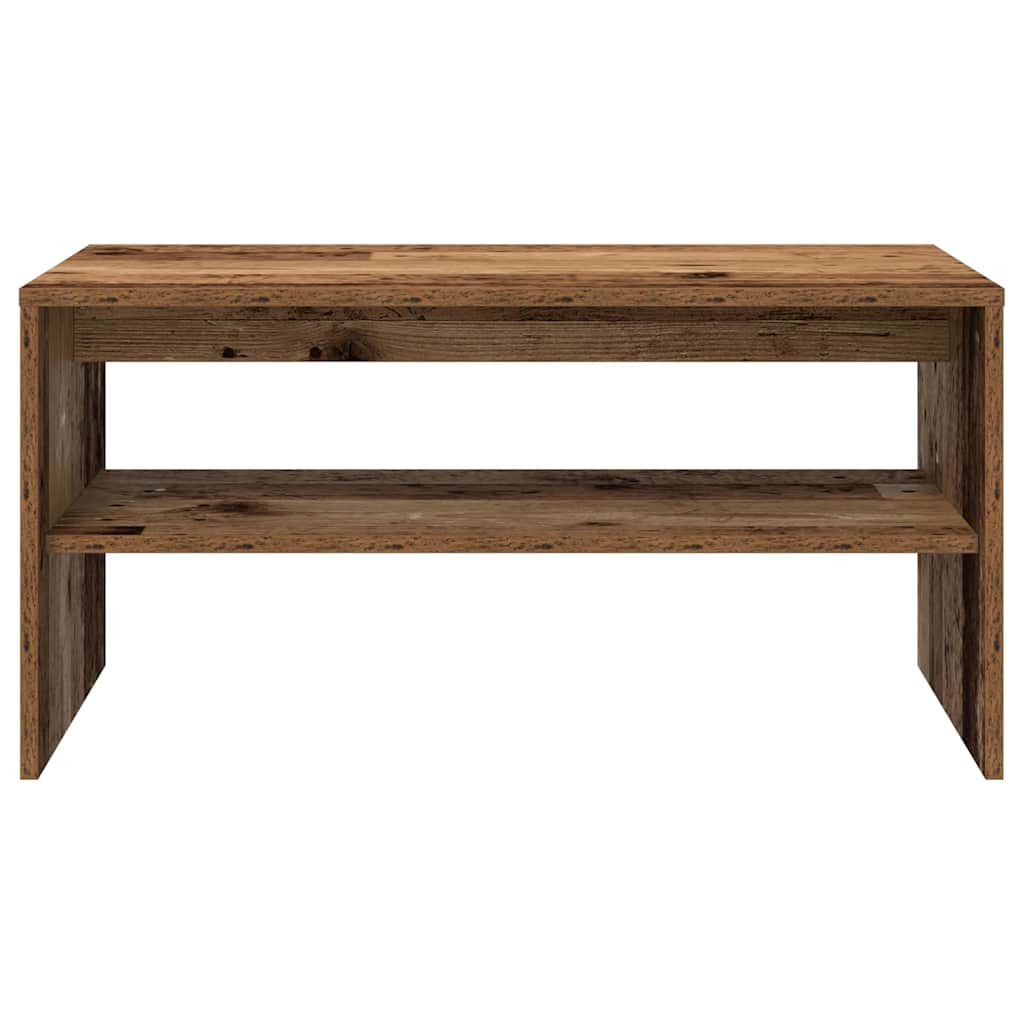Meuble TV vieux bois 80x40x40 cm bois d'ingénierie - XIOS