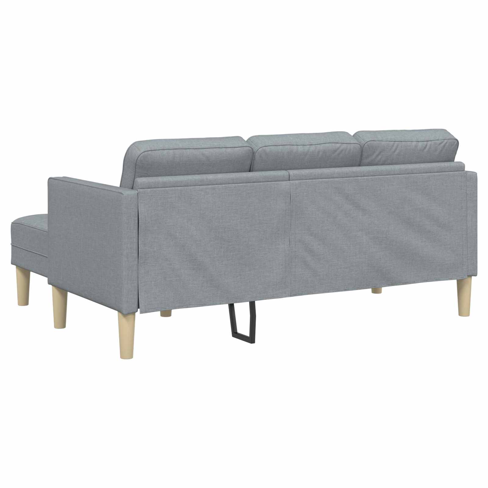 Ensemble de Canapés avec coussin 2 pcs Gris clair Polyester - XIOS