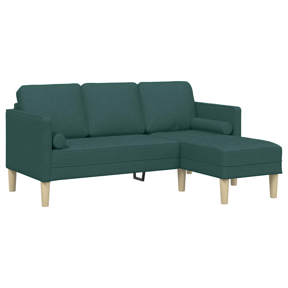 Ensemble de Canapés 2 pc Vert foncé Polyester