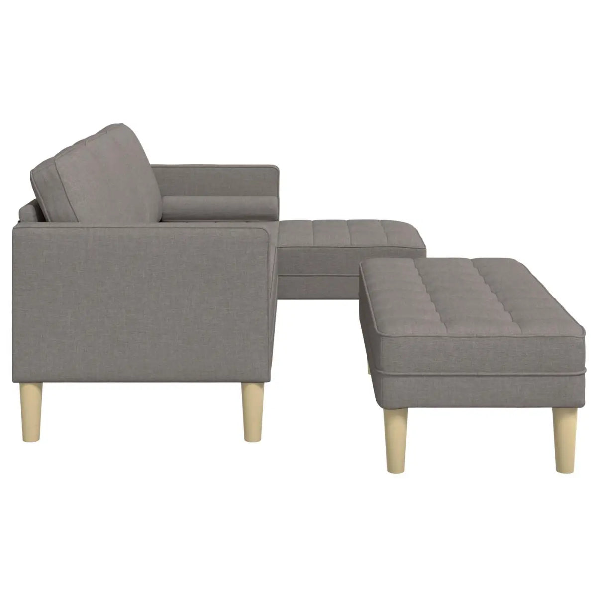 Ensemble de Canapés 2 pc Taupe Polyester - XIOS