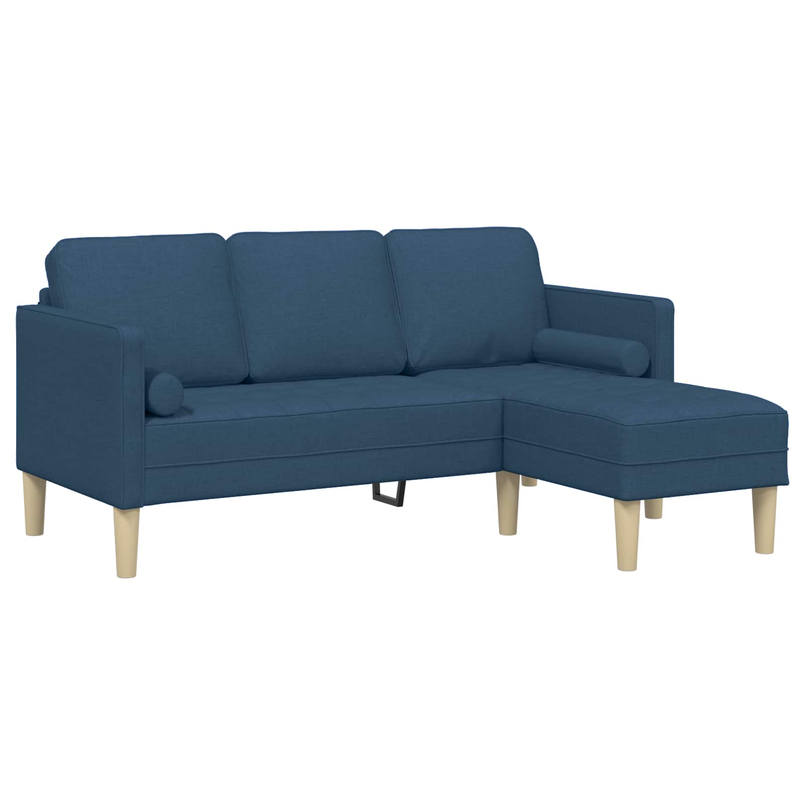 Ensemble de Canapés 2 pc Bleu Polyester