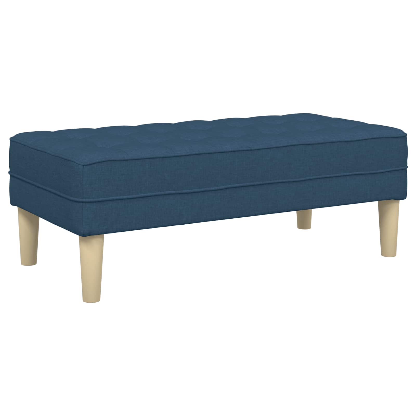 Ensemble de Canapés 2 pc Bleu Polyester