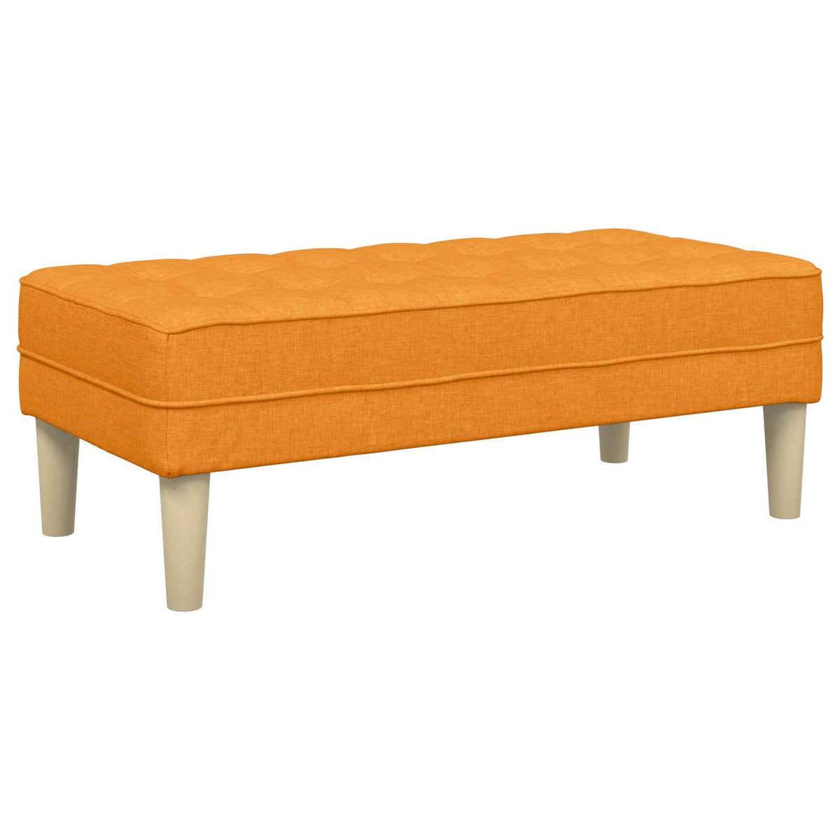 Ensemble de Canapés 2 pc Jaune foncé Polyester
