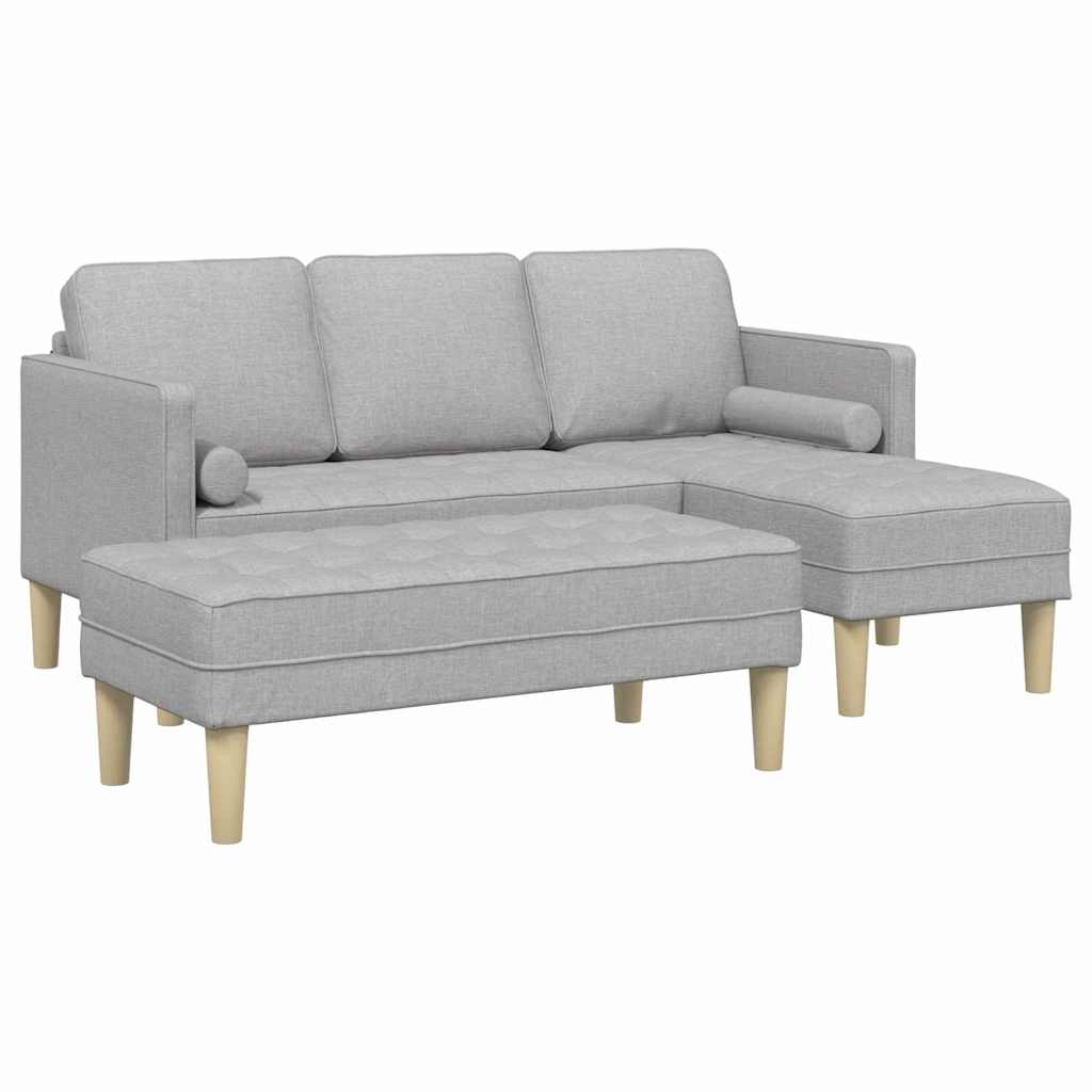 Ensemble de Canapés 2 pcs Gris nuage 173 x 131 x 67 cm - XIOS