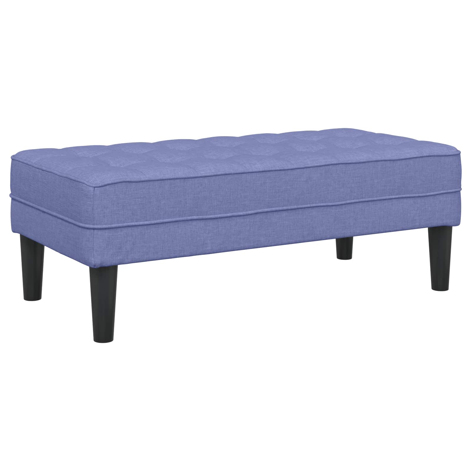 Ensemble de Canapés avec coussin 2 pcs Bleu denim Polyester - XIOS