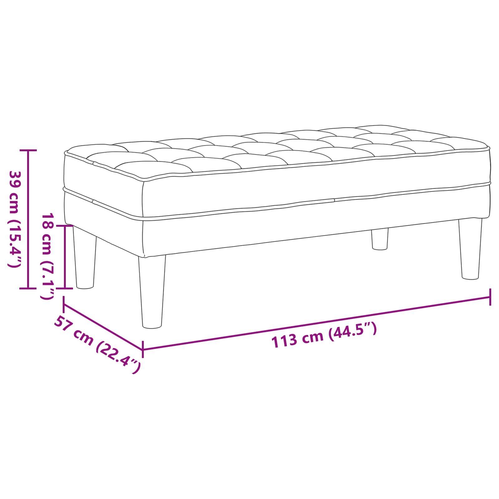 Ensemble de Canapés 2 pc Jaune Polyester