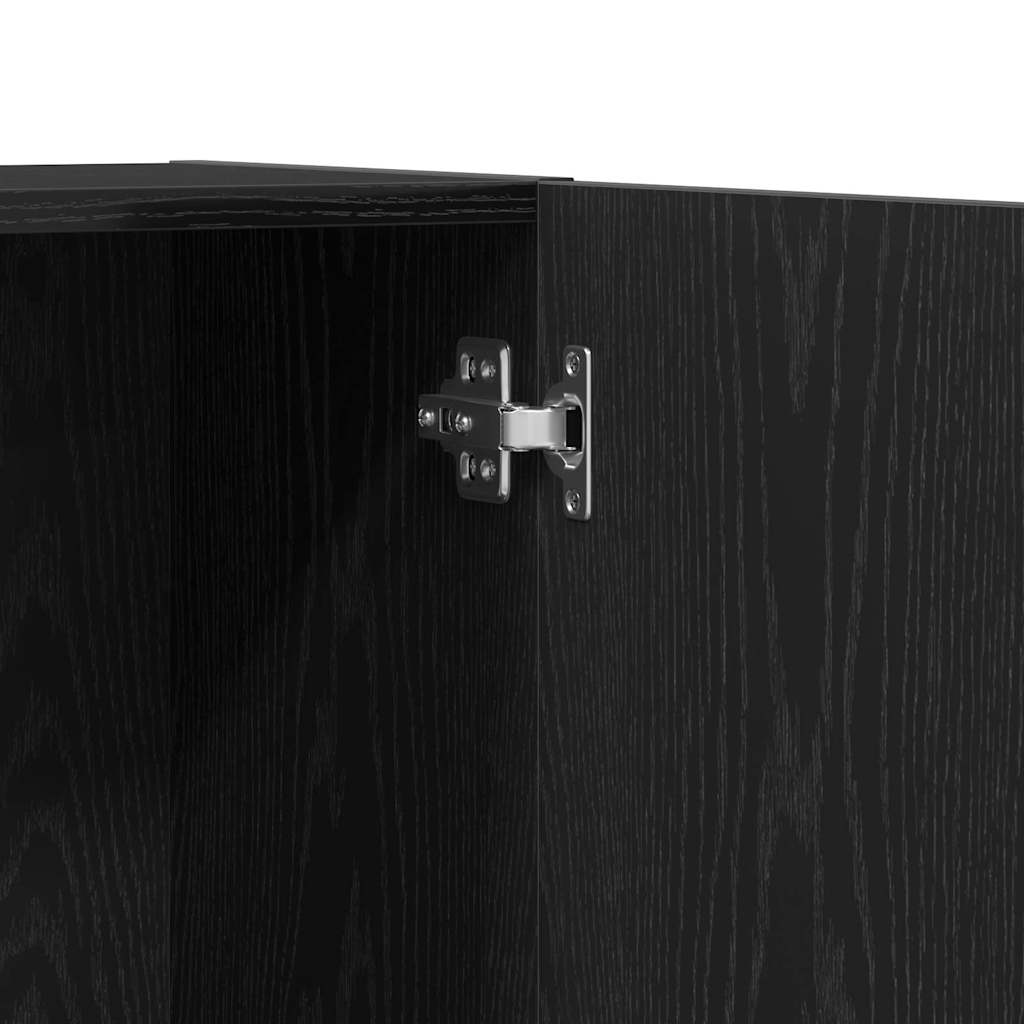 Cabinet de Bureau Chêne noir 60 x 32 x 190 cm Bois d'ingénierie - XIOS
