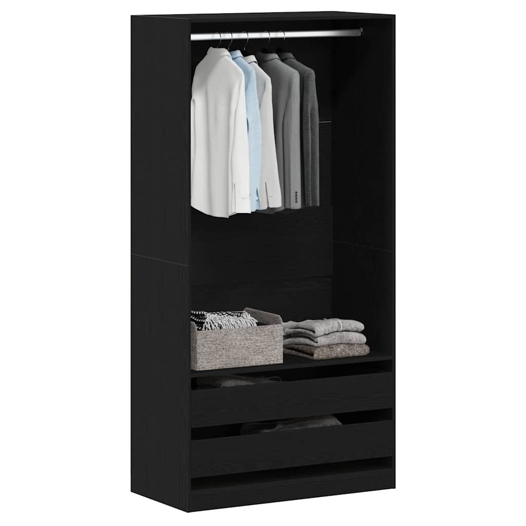 Armoire Chêne noir 100 x 50 x 200 cm Bois d'ingénierie - XIOS