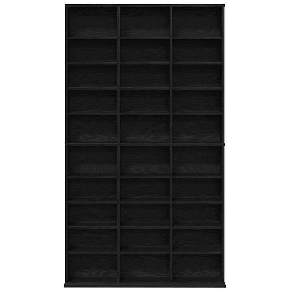 Meuble CD Chêne noir 101 x 23 x 177.5 cm Bois d'ingénierie - XIOS