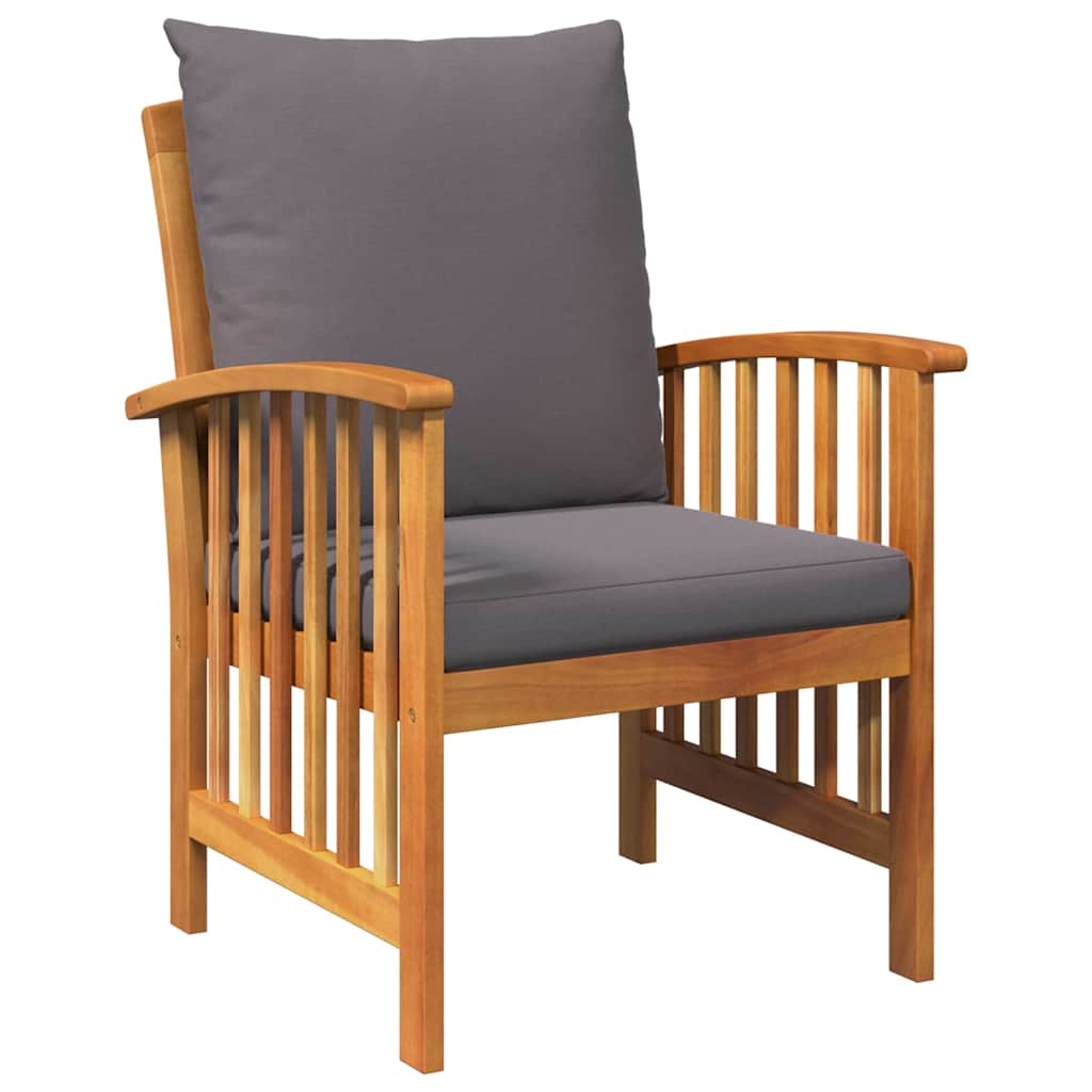 Ensemble de canapé de jardin avec coussin 3 pcs Huile Naturelle - XIOS