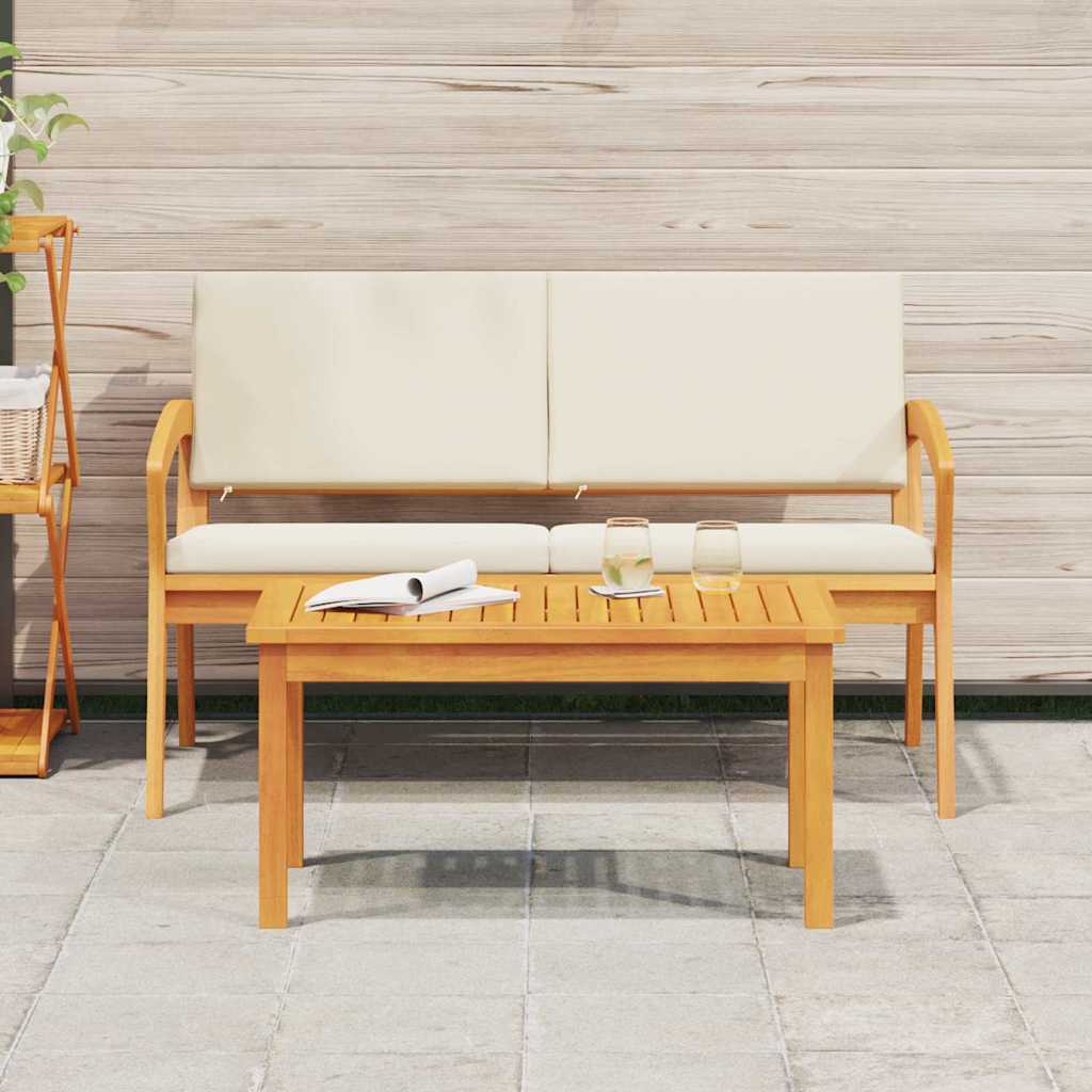 Table basse Huile Naturelle Bois d'Acacia Massif - XIOS