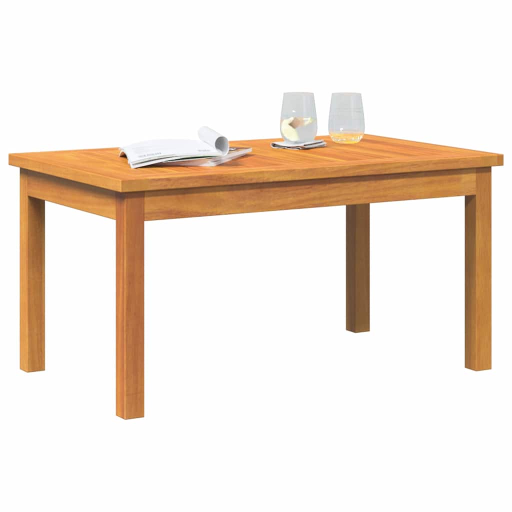 Table basse Huile Naturelle Bois d'Acacia Massif - XIOS