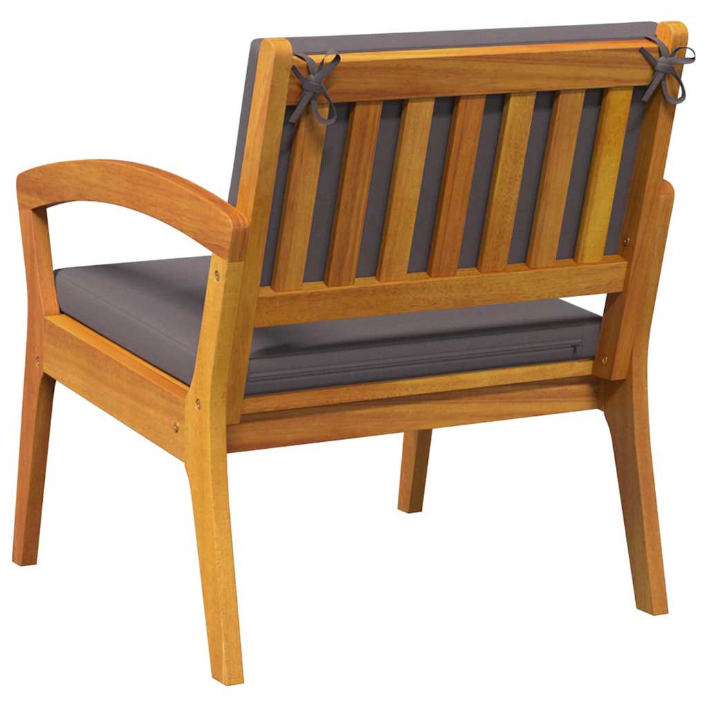 Chaise de jardin 2 pcs Huile Naturelle Bois d'Acacia Massif - XIOS