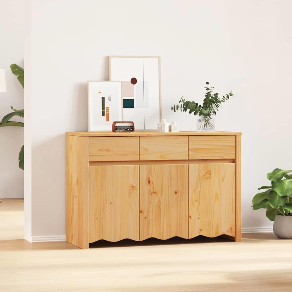 Buffet Drammen Chêne 114 x 43 x 75.5 cm Bois de pin massif - XIOS