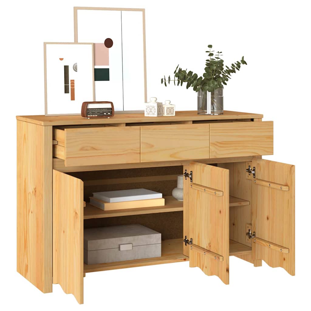 Buffet Drammen Chêne 114 x 43 x 75.5 cm Bois de pin massif - XIOS