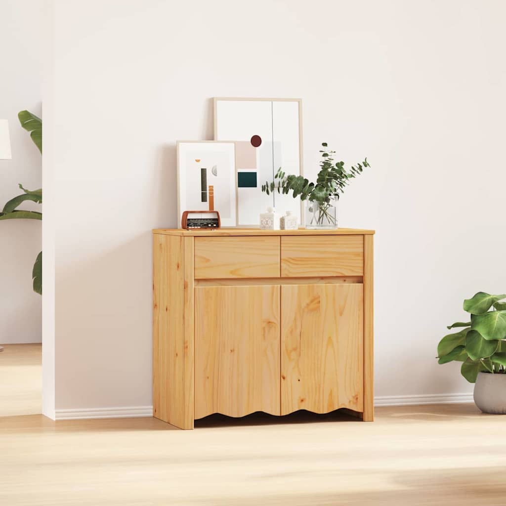 Buffet Drammen Chêne 79 x 43 x 75,5 cm Bois de pin massif - XIOS