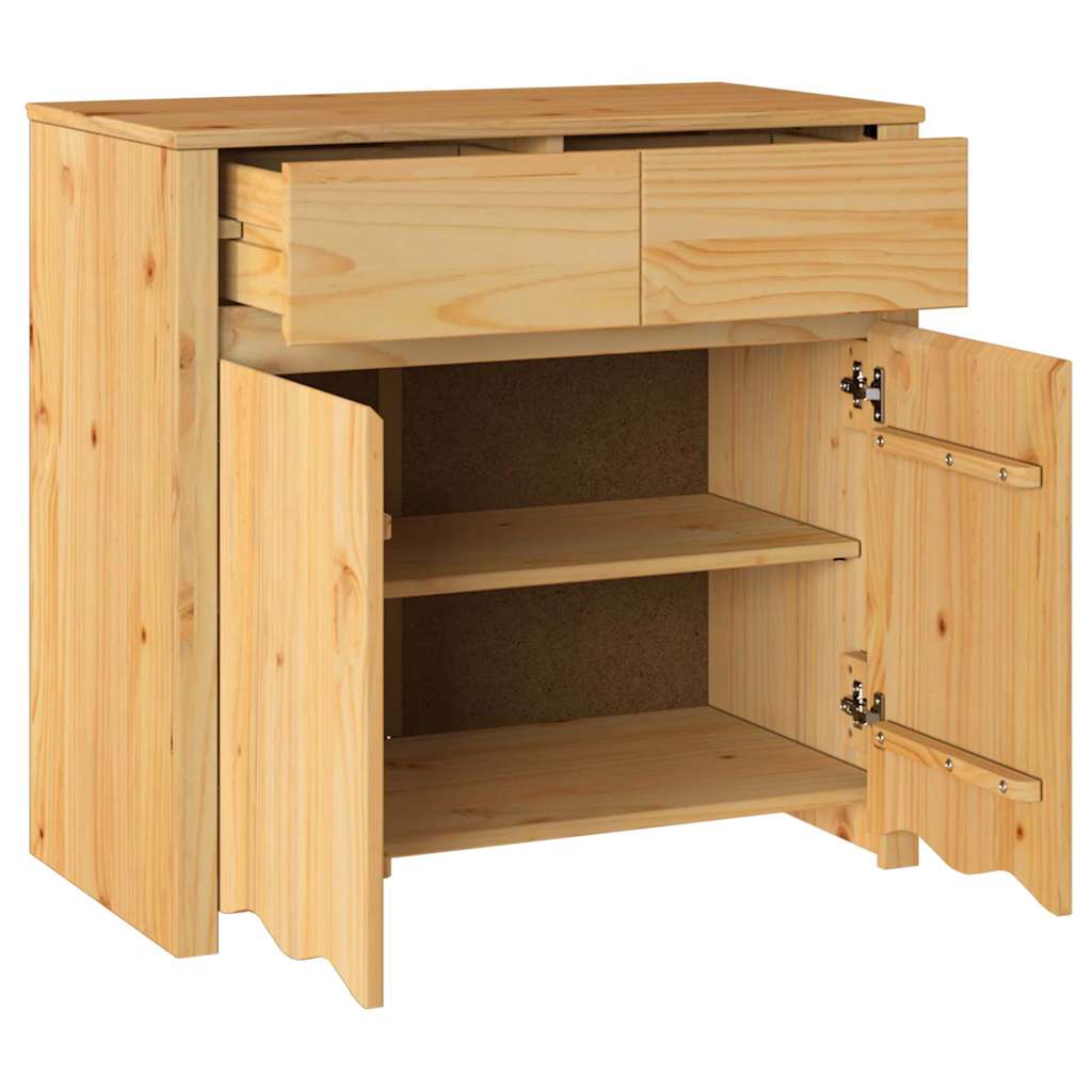 Buffet Drammen Chêne 79 x 43 x 75,5 cm Bois de pin massif - XIOS