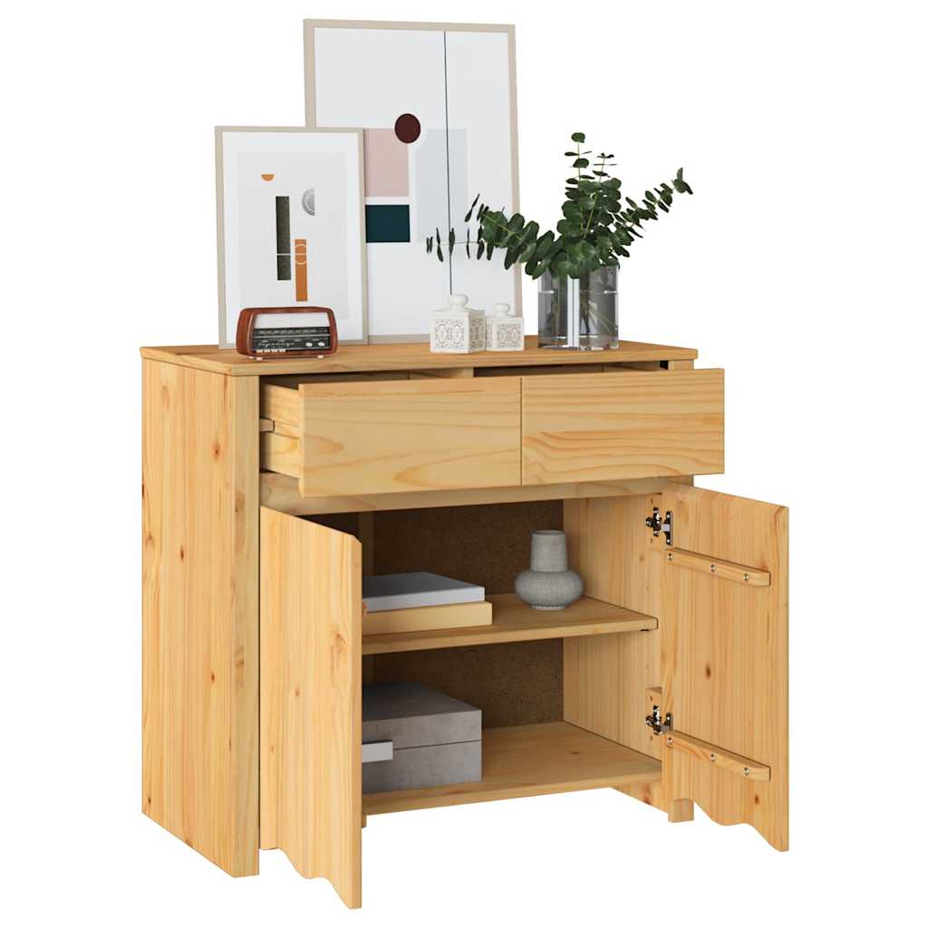Buffet Drammen Chêne 79 x 43 x 75,5 cm Bois de pin massif - XIOS