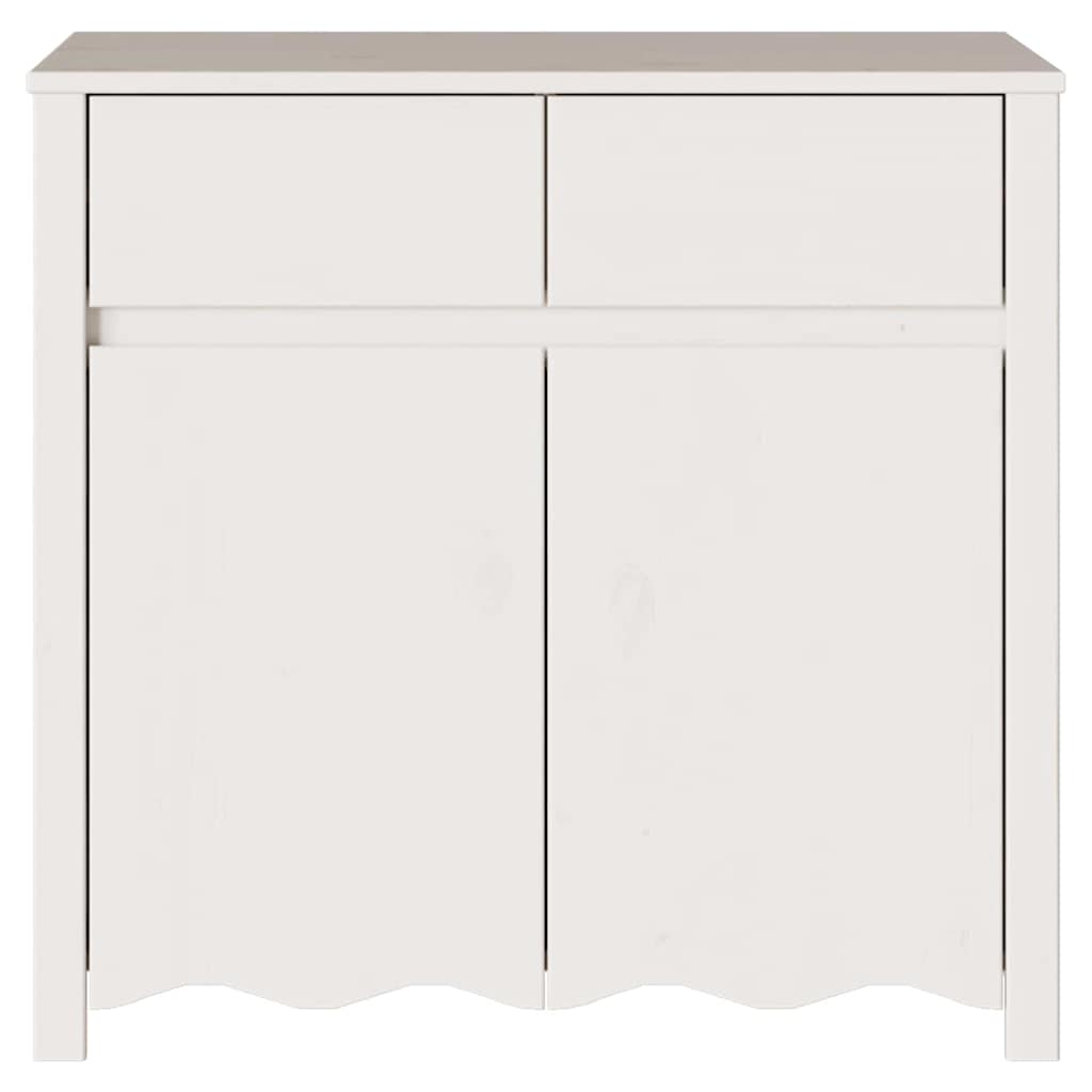 Buffet Drammen Blanc 79 x 43 x 75,5 cm Bois de pin massif - XIOS