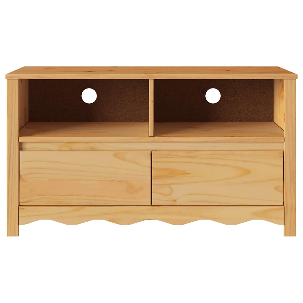 Meuble TV Drammen Chêne 99 x 43 x 55 cm Bois de pin massif - XIOS