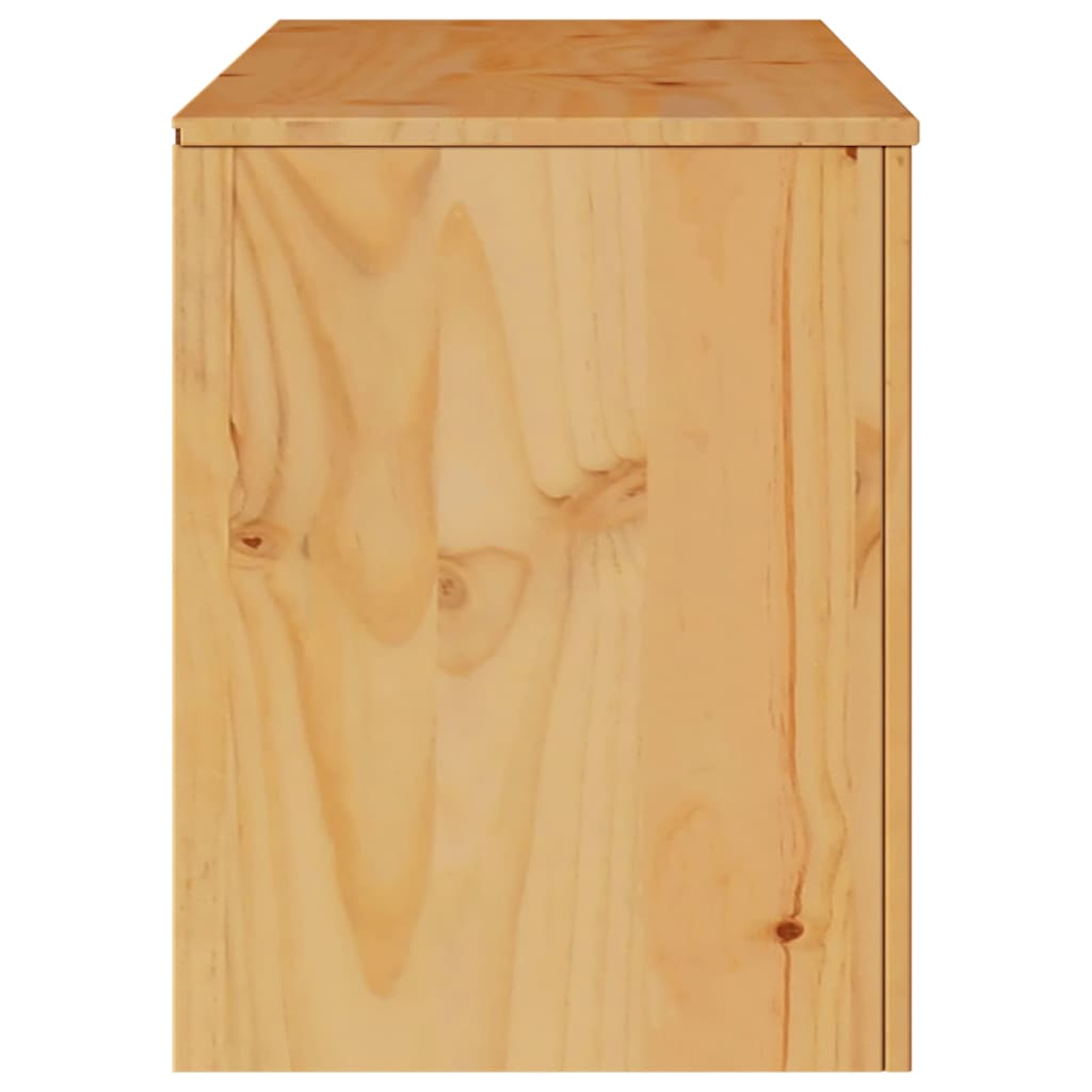 Meuble TV Drammen Chêne 99 x 43 x 55 cm Bois de pin massif - XIOS