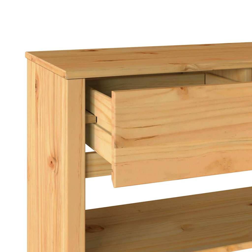 Table console avec tiroir Drammen Chêne 89.5 x 37 x 73 cm - XIOS