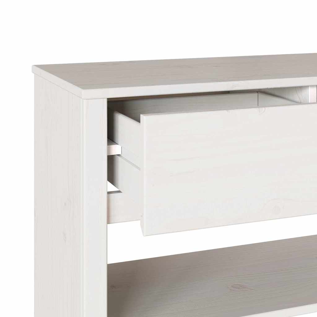 Table console avec tiroir Drammen Blanc 89.5 x 37 x 73 cm - XIOS