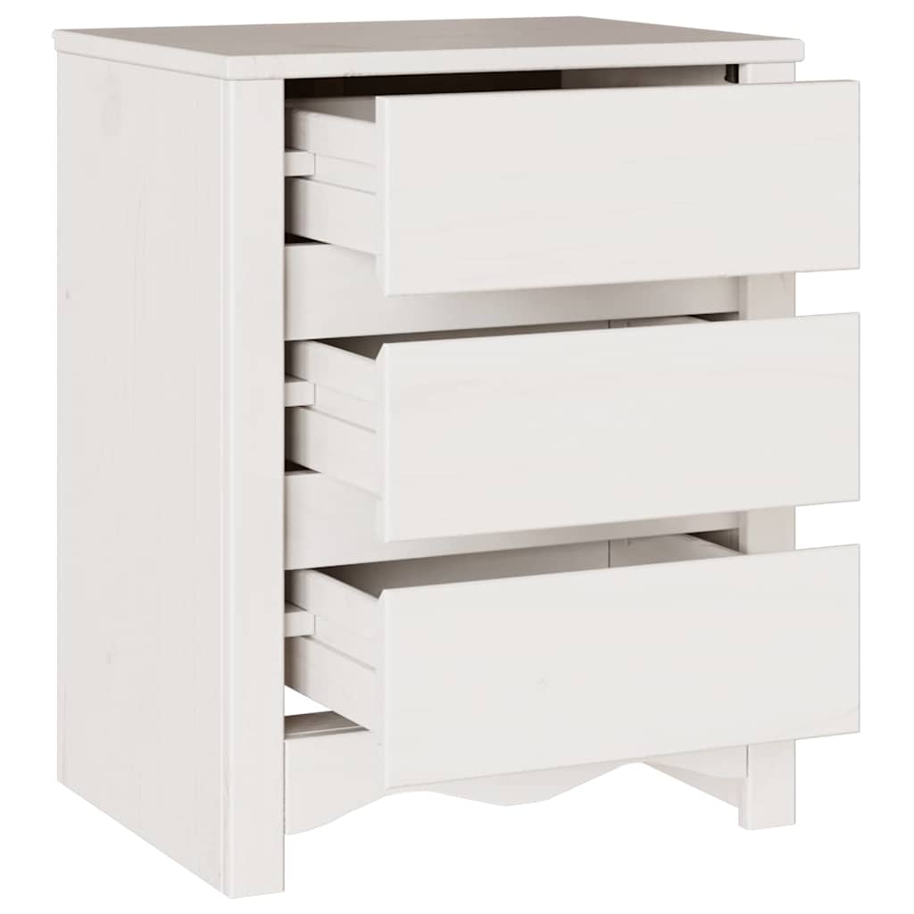 Cabinet de chevet avec tiroir Drammen Blanc 45 x 35 x 56 cm - XIOS