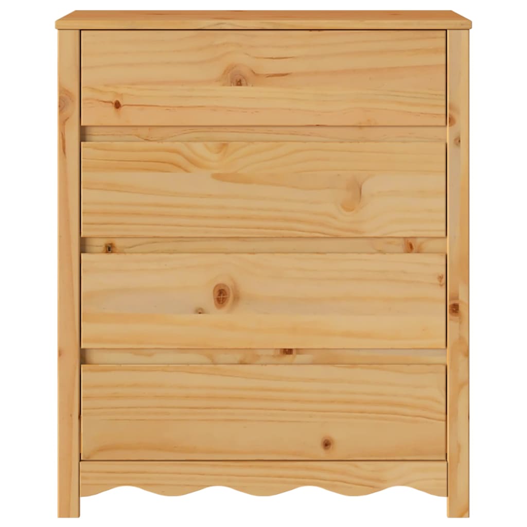 Commode Drammen Chêne 76,5 x 40 x 91 cm Bois de pin massif - XIOS