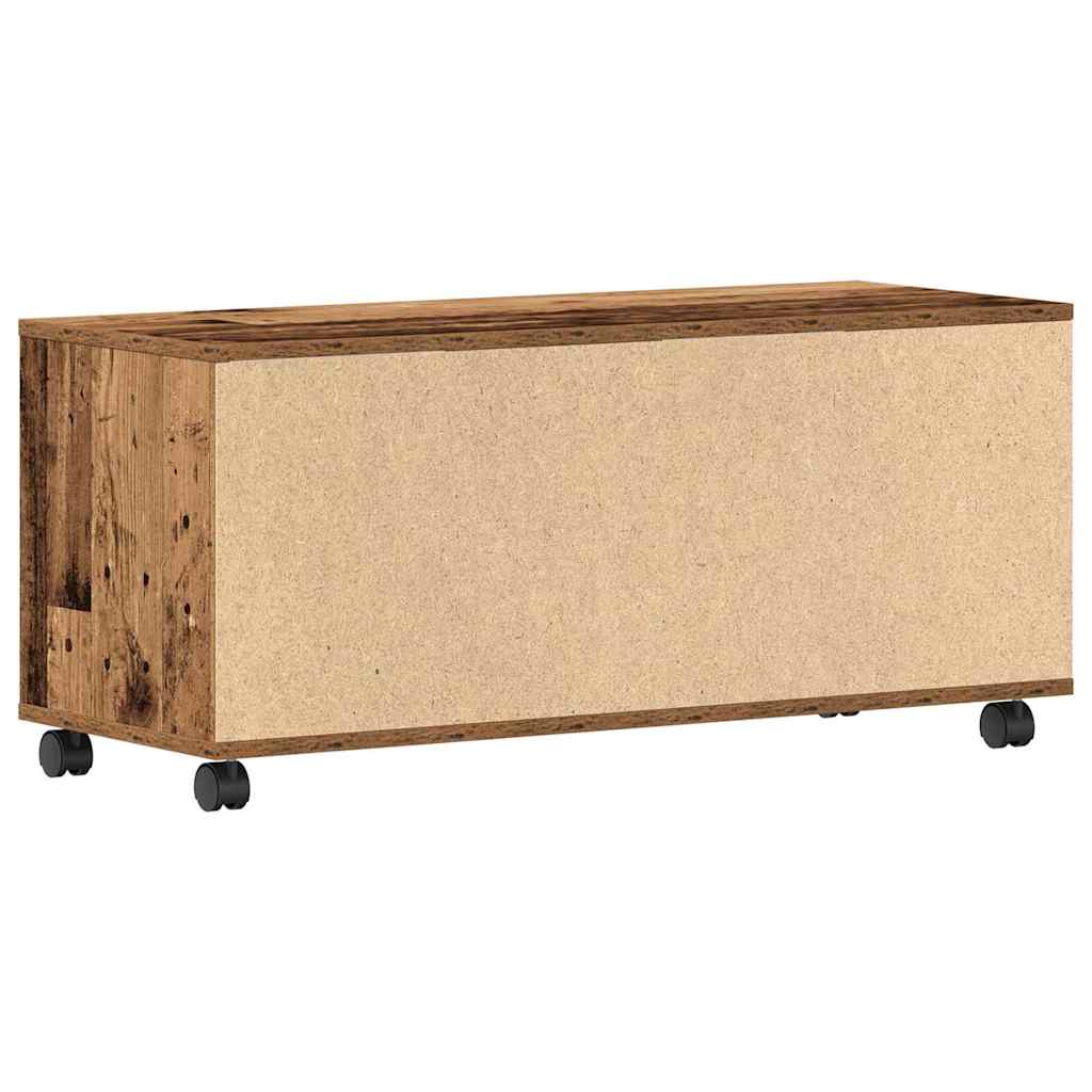 Meuble TV 90 x 35 x 40,5 cm Marron Bois d'ingénierie - XIOS