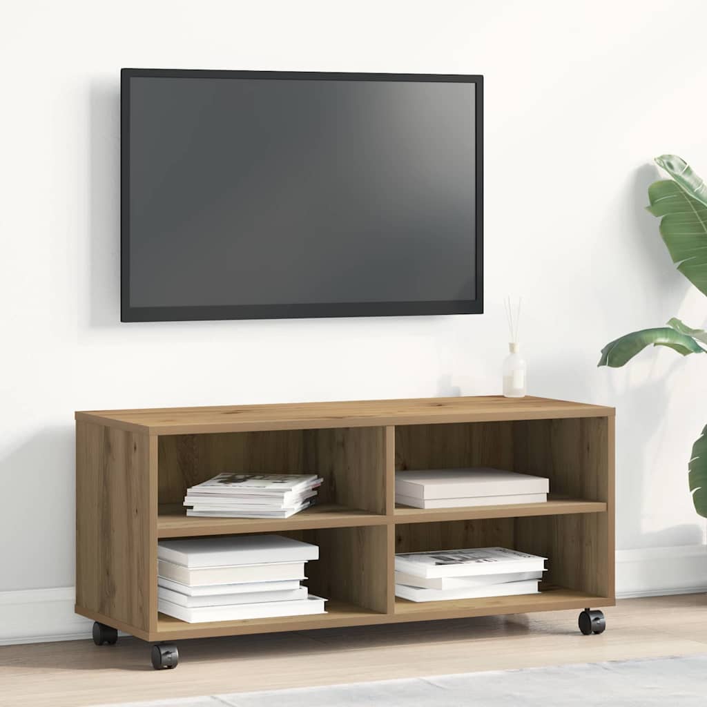 Meuble TV Marron 90 x 35 x 35 cm Bois d'ingénierie - XIOS
