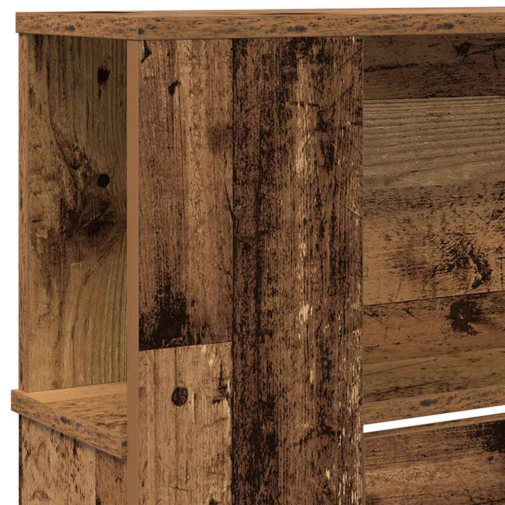 Cabinet de Tête de Lit 220 x 18,5 x 104,5 cm Bois d'ingénierie - XIOS