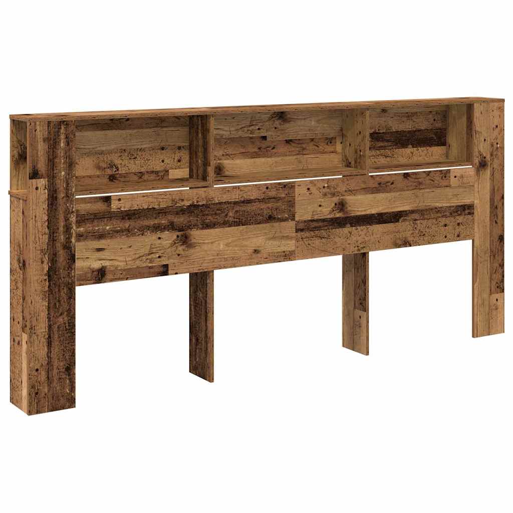 Cabinet de Tête de Lit 220 x 18,5 x 104,5 cm Bois d'ingénierie - XIOS