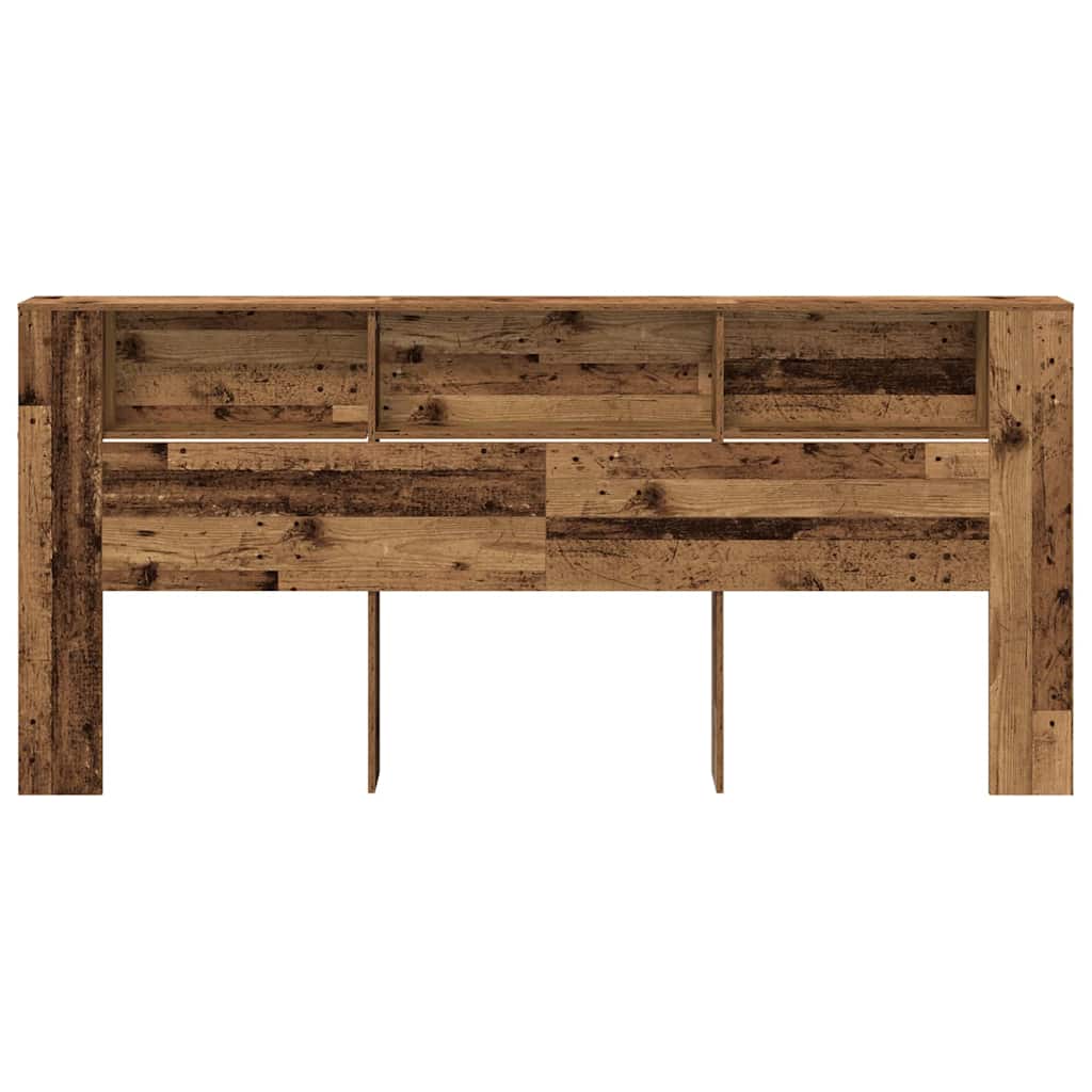 Cabinet de Tête de Lit 220 x 18,5 x 104,5 cm Bois d'ingénierie - XIOS