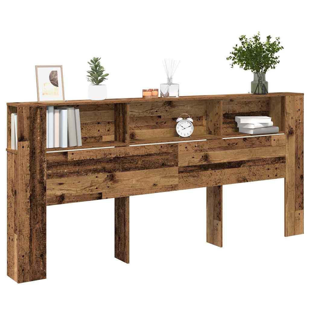 Cabinet de Tête de Lit 220 x 18,5 x 104,5 cm Bois d'ingénierie - XIOS