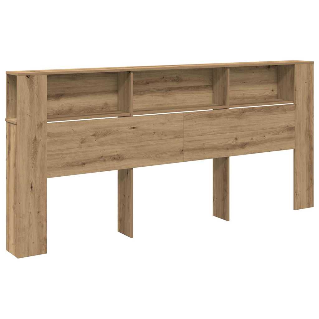 Cabinet de Tête de Lit 220 x 18,5 x 104,5 cm Bois d'ingénierie - XIOS