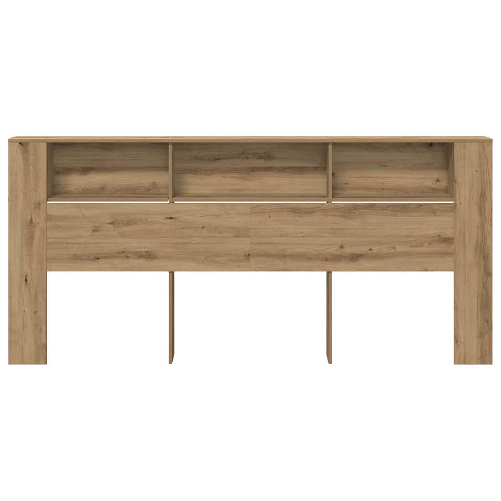 Cabinet de Tête de Lit 220 x 18,5 x 104,5 cm Bois d'ingénierie - XIOS