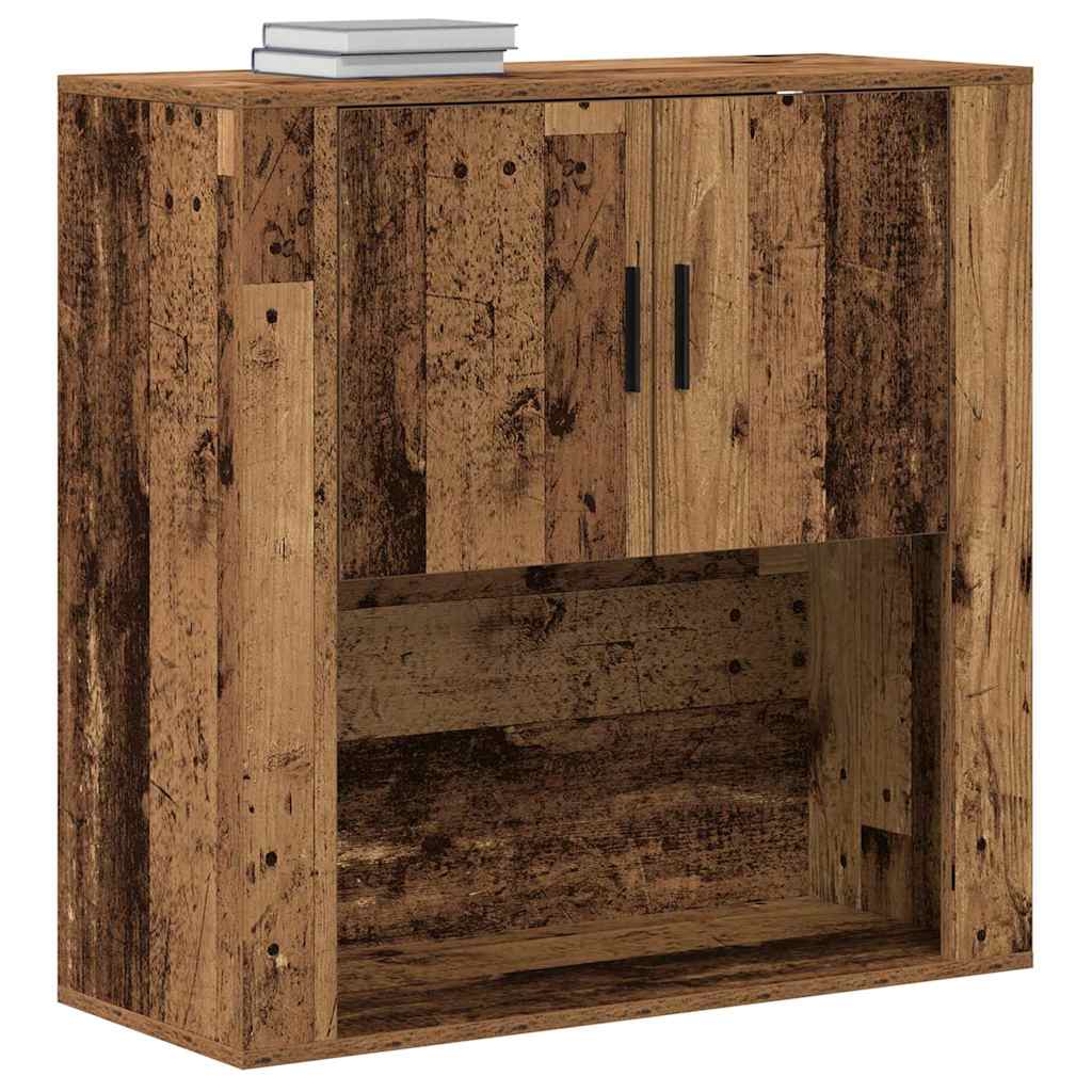 Meuble mural Bois ancien 80 x 33 x 80 cm Bois d'ingénierie - XIOS