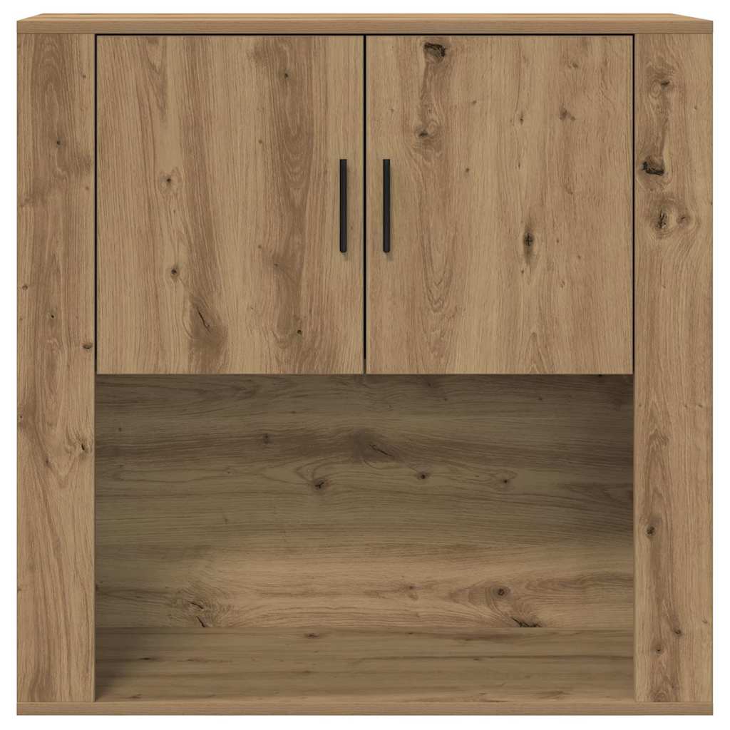 Meuble mural Chêne artisanal 80 x 33 x 80 cm Bois d'ingénierie - XIOS