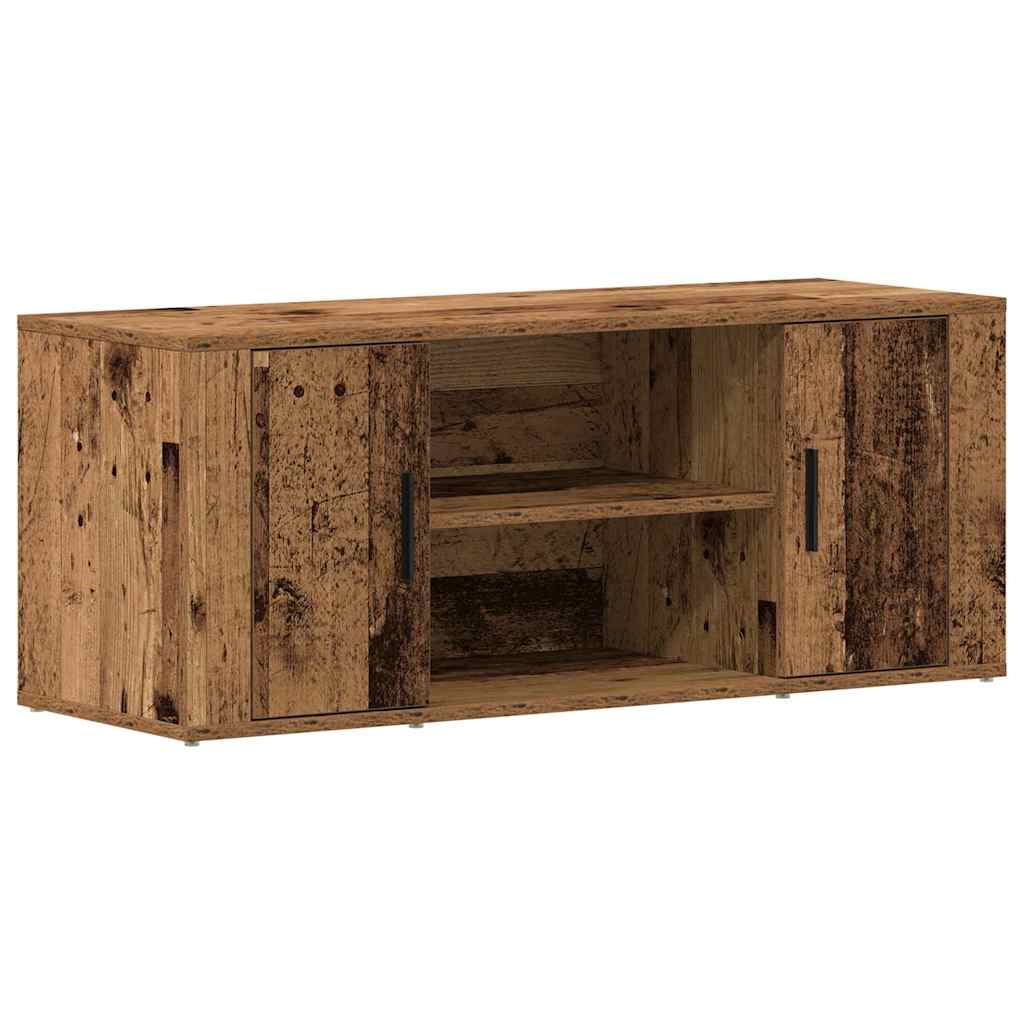 Meuble TV Bois ancien 100 x 35 x 40 cm Bois d'ingénierie - XIOS