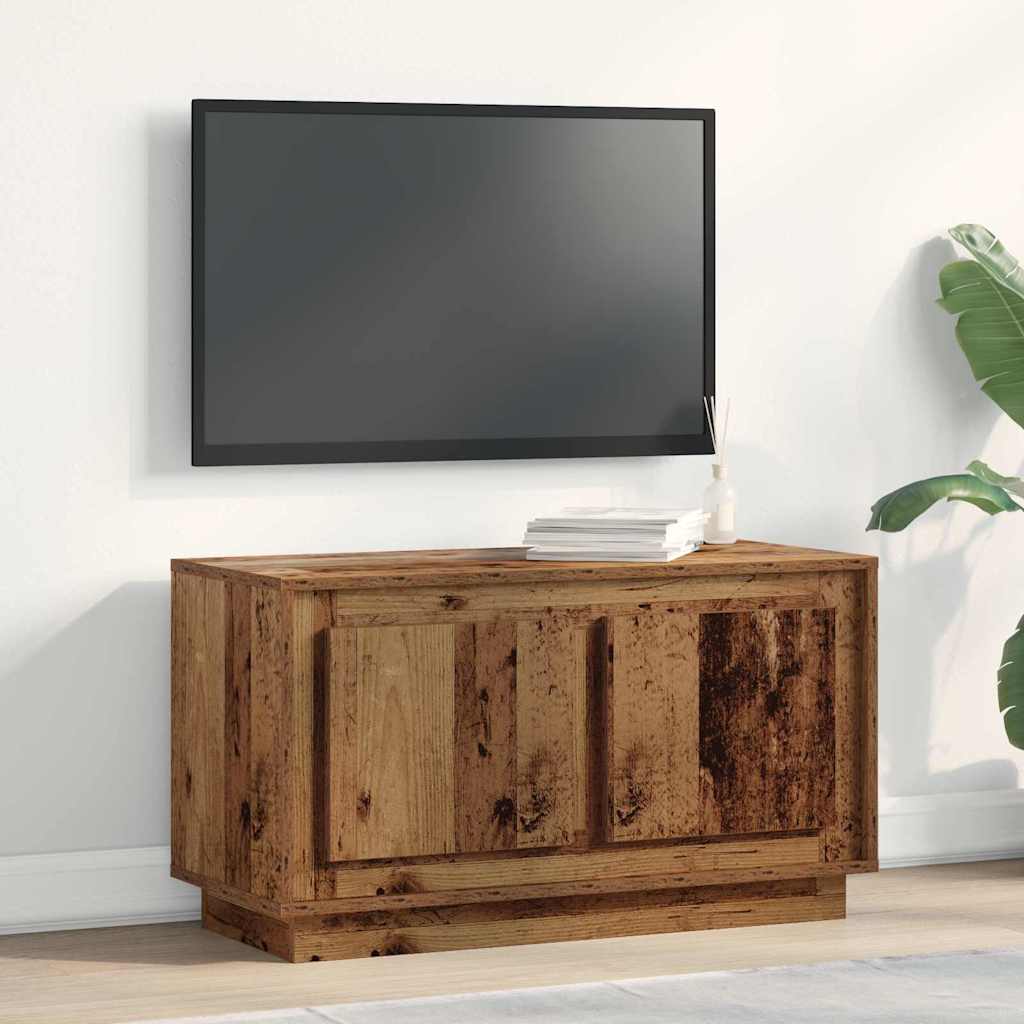 Meuble TV Bois ancien 80 x 35 x 45 cm Bois d'ingénierie - XIOS