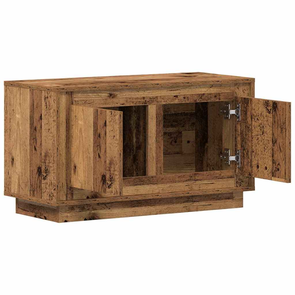 Meuble TV Bois ancien 80 x 35 x 45 cm Bois d'ingénierie - XIOS