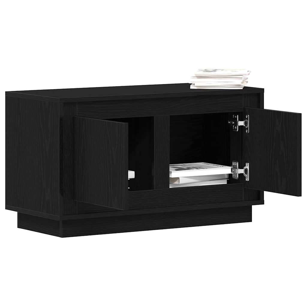 Meuble TV Chêne noir 80 x 35 x 45 cm Bois d'ingénierie - XIOS