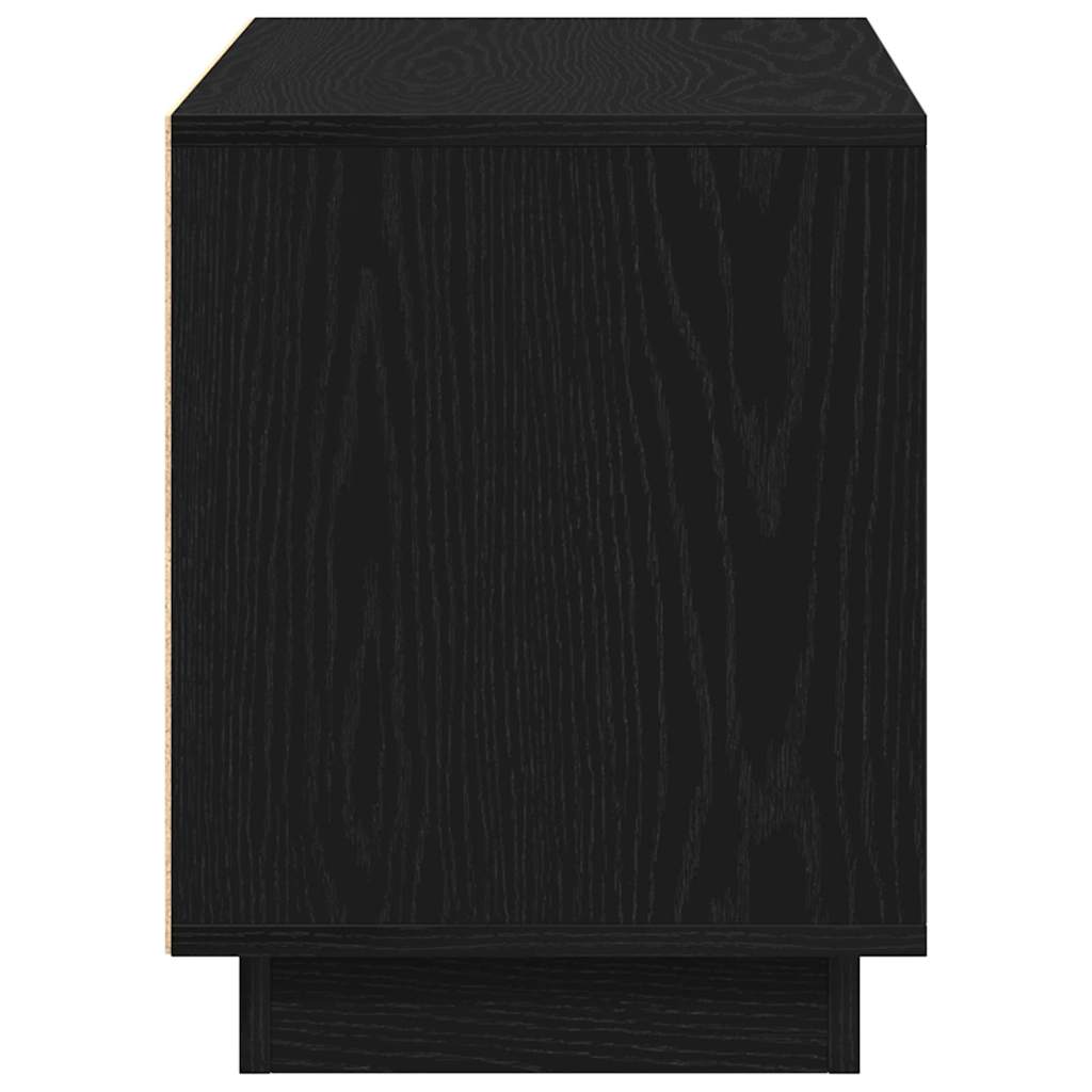 Meuble TV Chêne noir 80 x 35 x 45 cm Bois d'ingénierie - XIOS