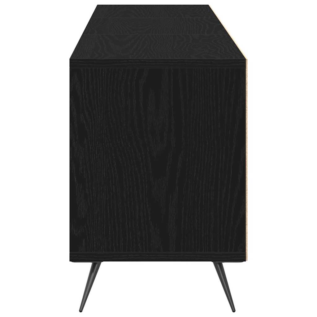 Meuble TV Chêne noir 150 x 30 x 44,5 cm Bois d'ingénierie