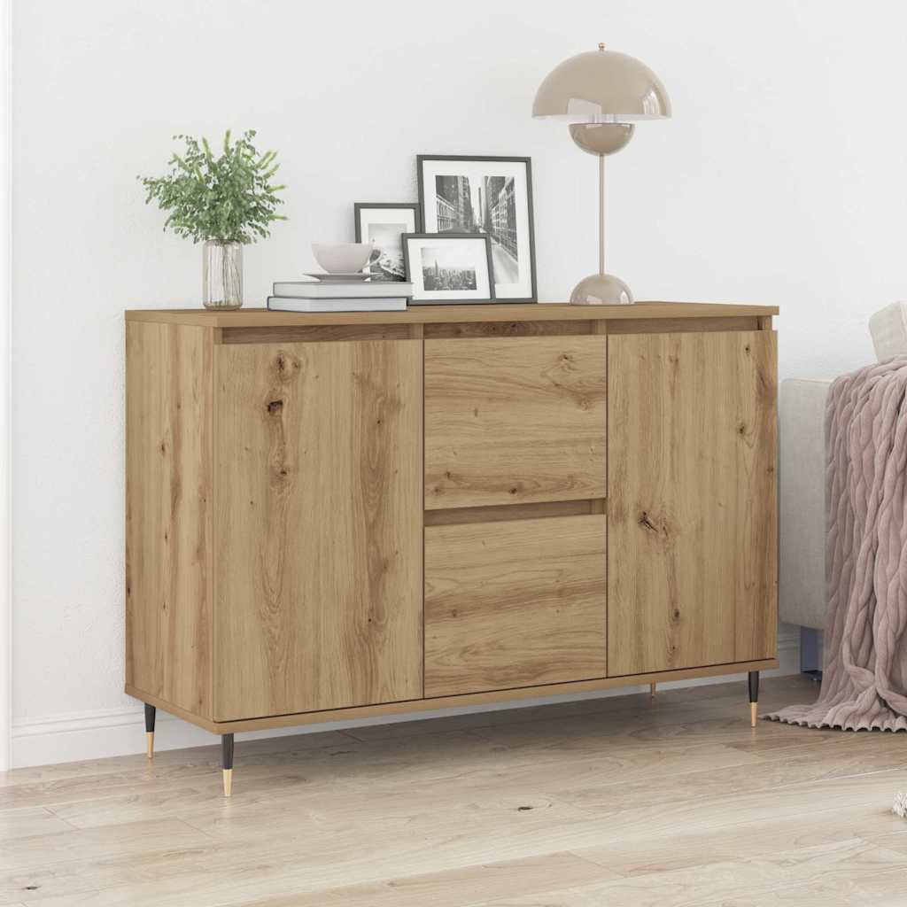 Buffet chêne artisanal 101.5 x 35 x 70 cm Bois d'ingénierie - XIOS