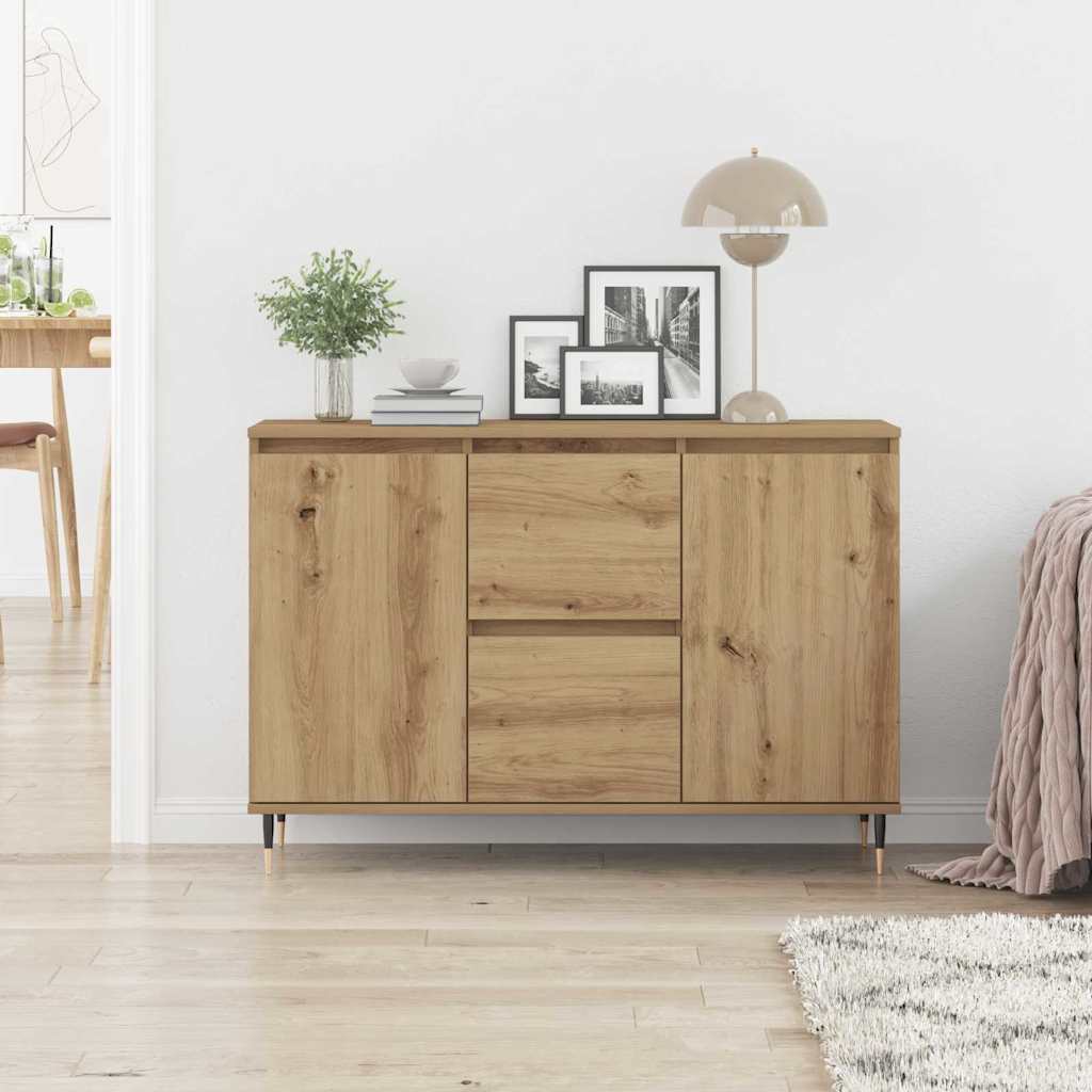 Buffet chêne artisanal 101.5 x 35 x 70 cm Bois d'ingénierie - XIOS
