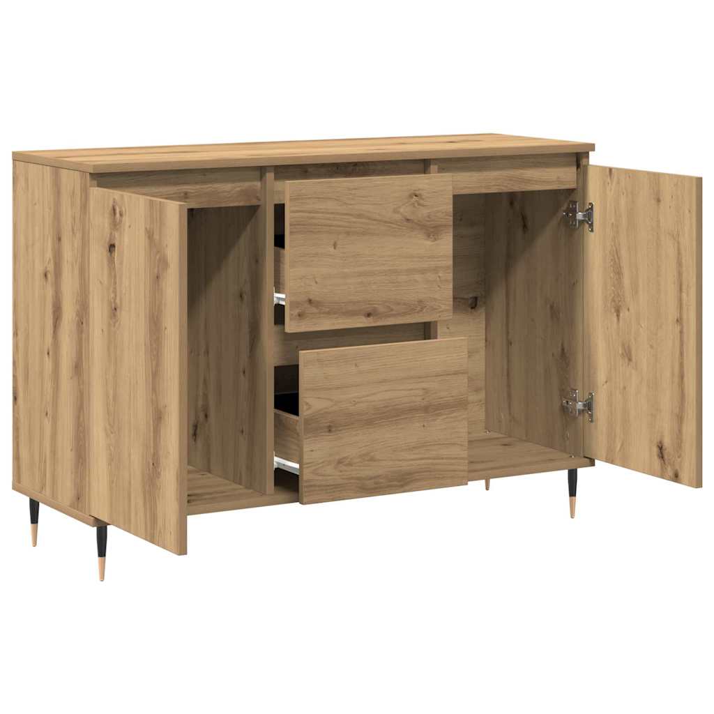 Buffet chêne artisanal 101.5 x 35 x 70 cm Bois d'ingénierie - XIOS