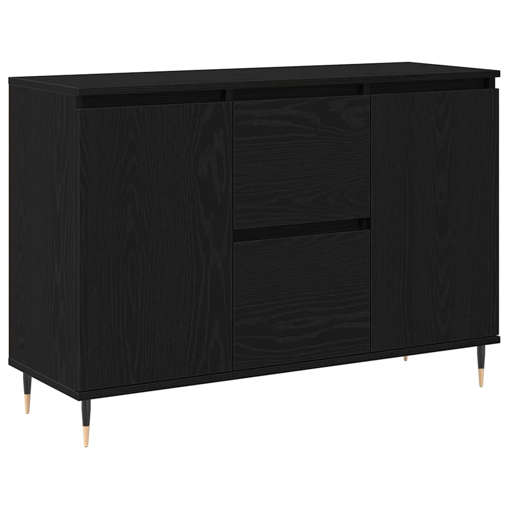 Buffet Chêne noir 101.5 x 35 x 70 cm Bois d'ingénierie - XIOS