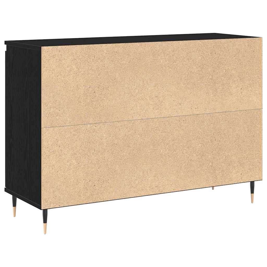 Buffet Chêne noir 101.5 x 35 x 70 cm Bois d'ingénierie - XIOS